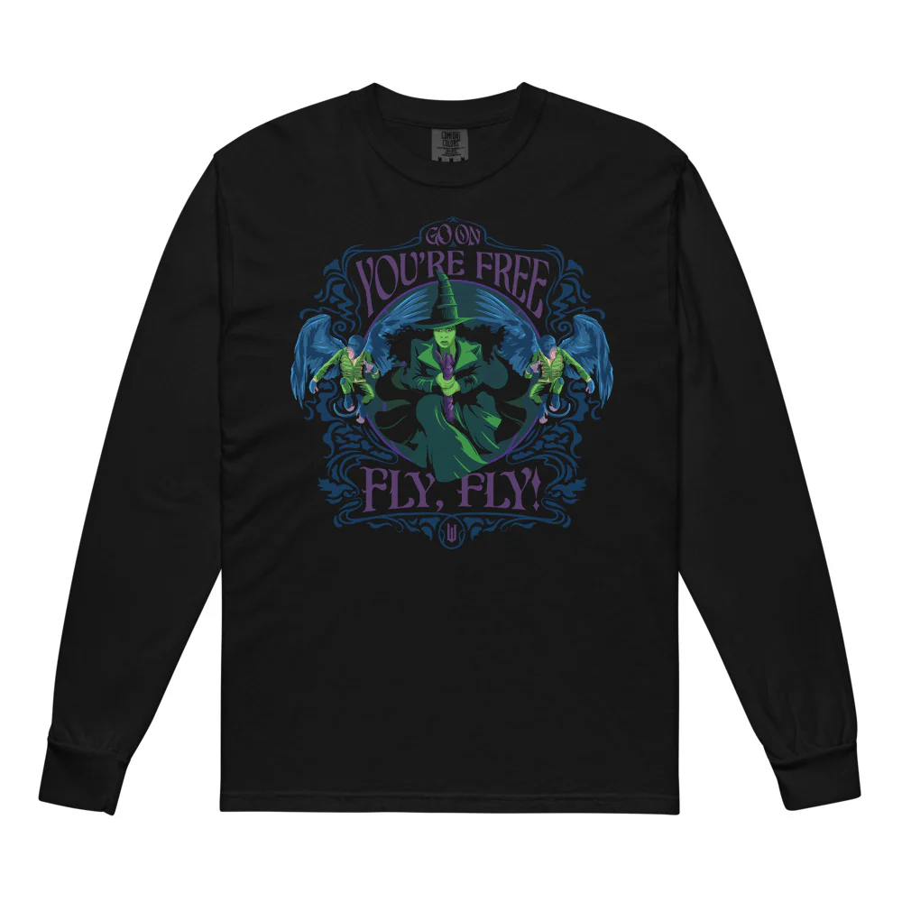 1050-wicked-for-good-long-sleeve-t-shirt-you-re-free-1.webp Wicked: For Good Long Sleeve T-Shirt "You're Free"