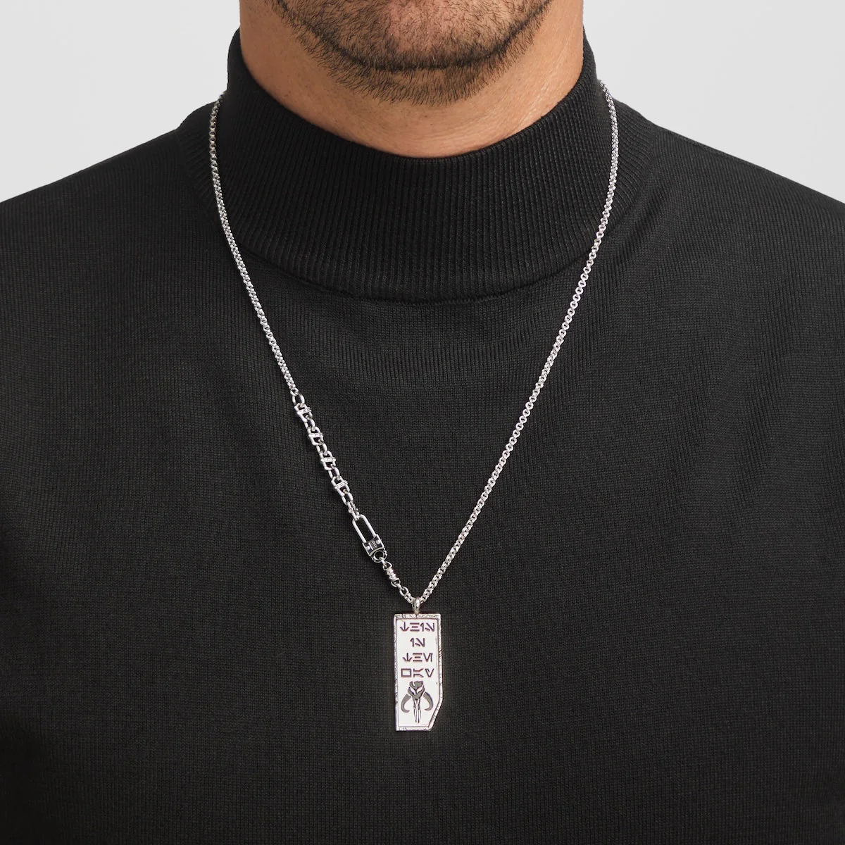 Star Wars x RockLove This is the Way Mandalorian Necklace