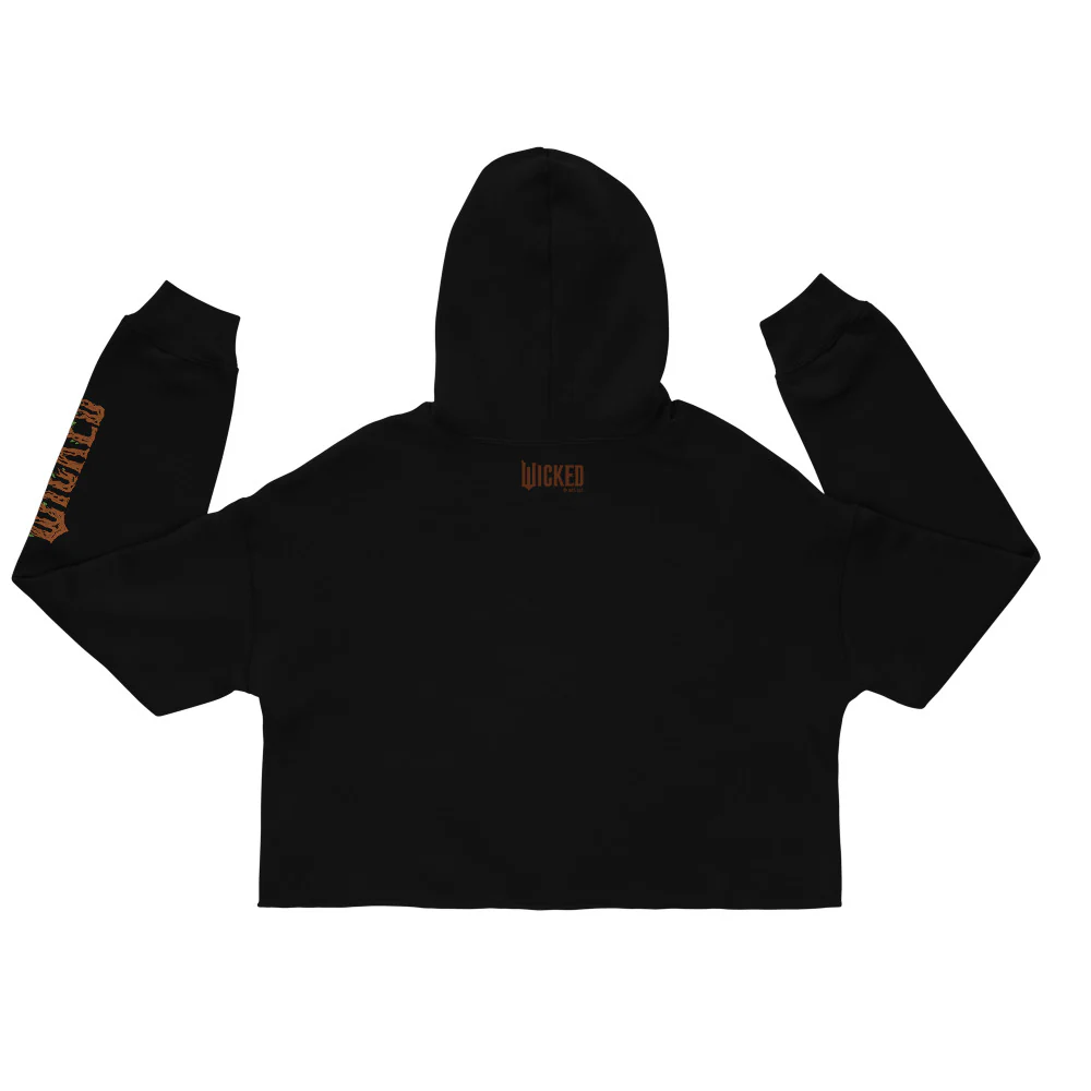 Wicked: For Good Women's Cropped Hoodie "I Feel Wicked"