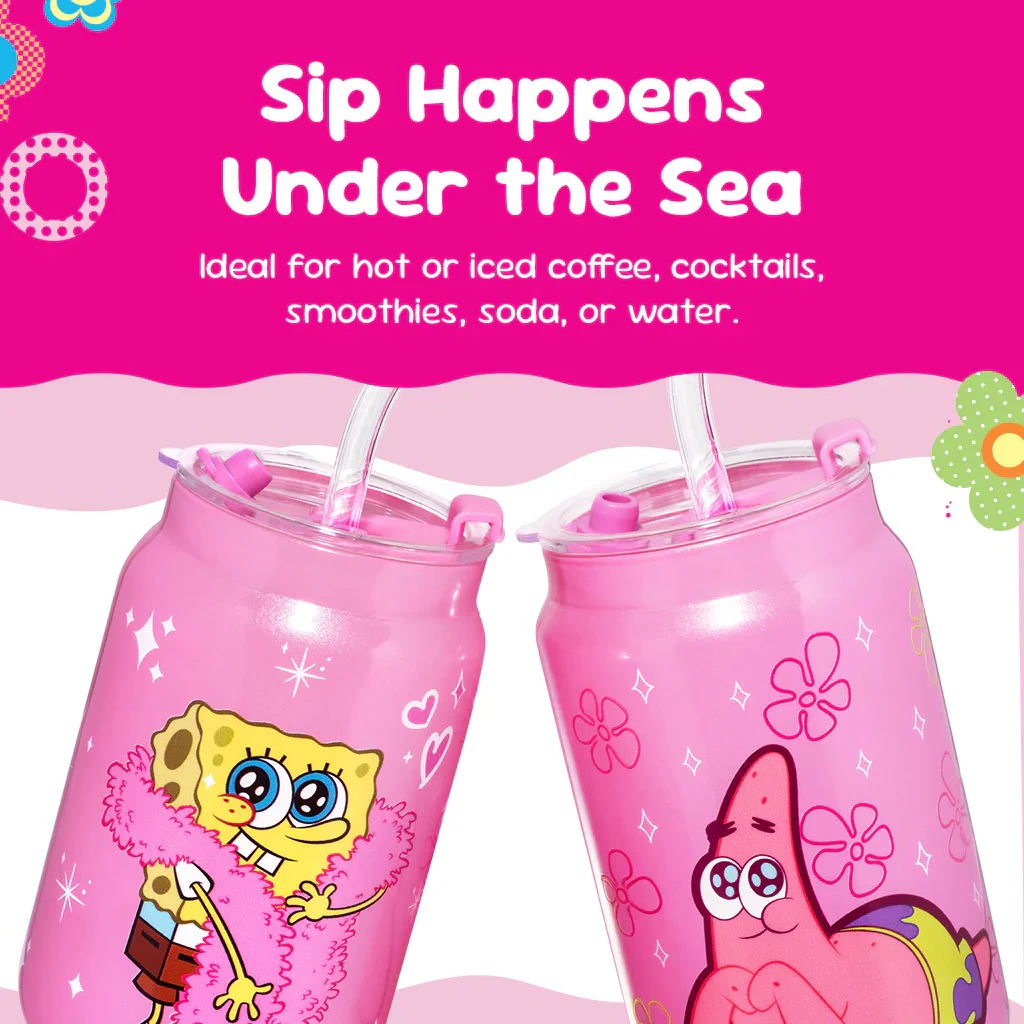 1239-spongebob-squarepants-drinking-glasses-pink-6.webp SpongeBob SquarePants Drinking Glasses - Pink