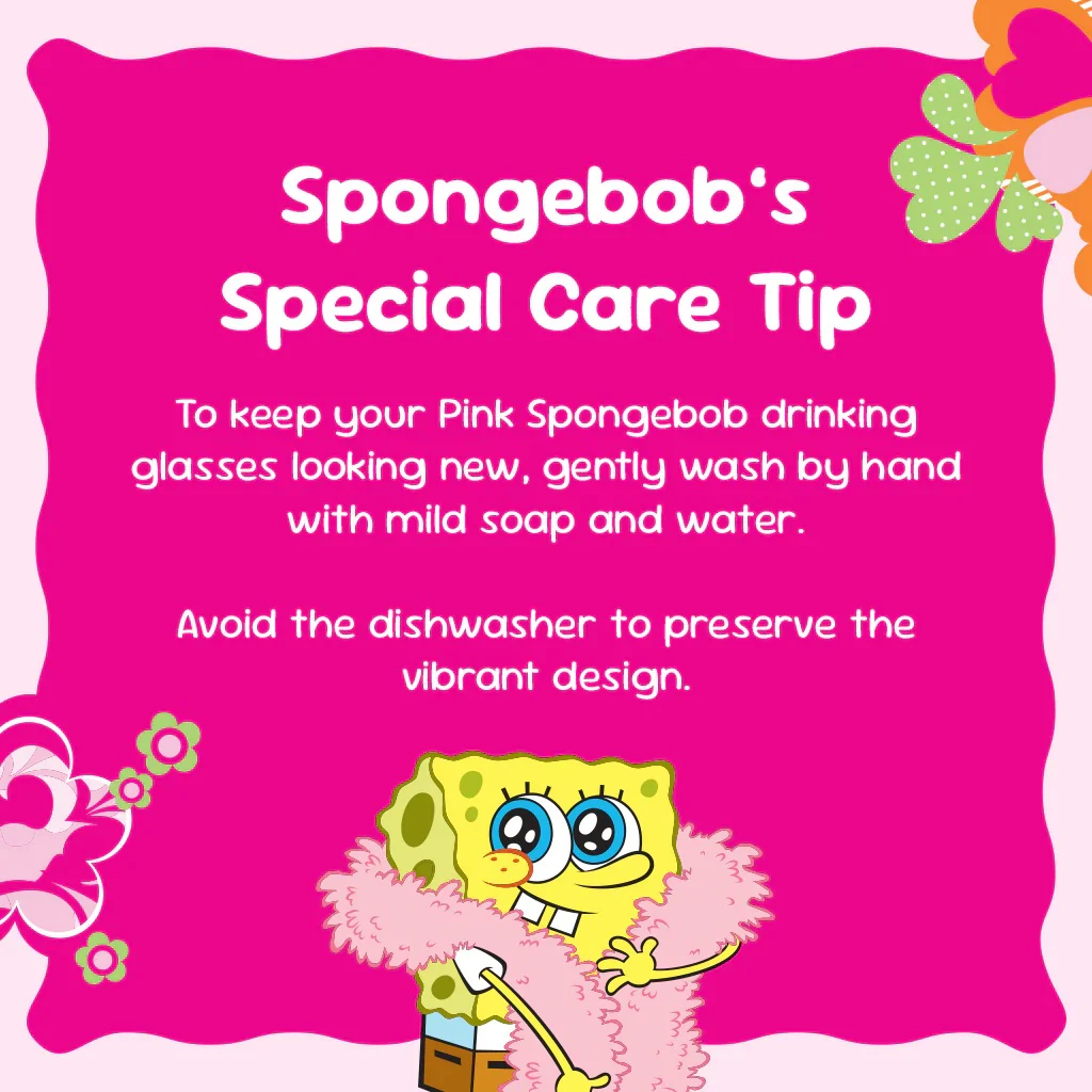 1239-spongebob-squarepants-drinking-glasses-pink-7.webp SpongeBob SquarePants Drinking Glasses - Pink