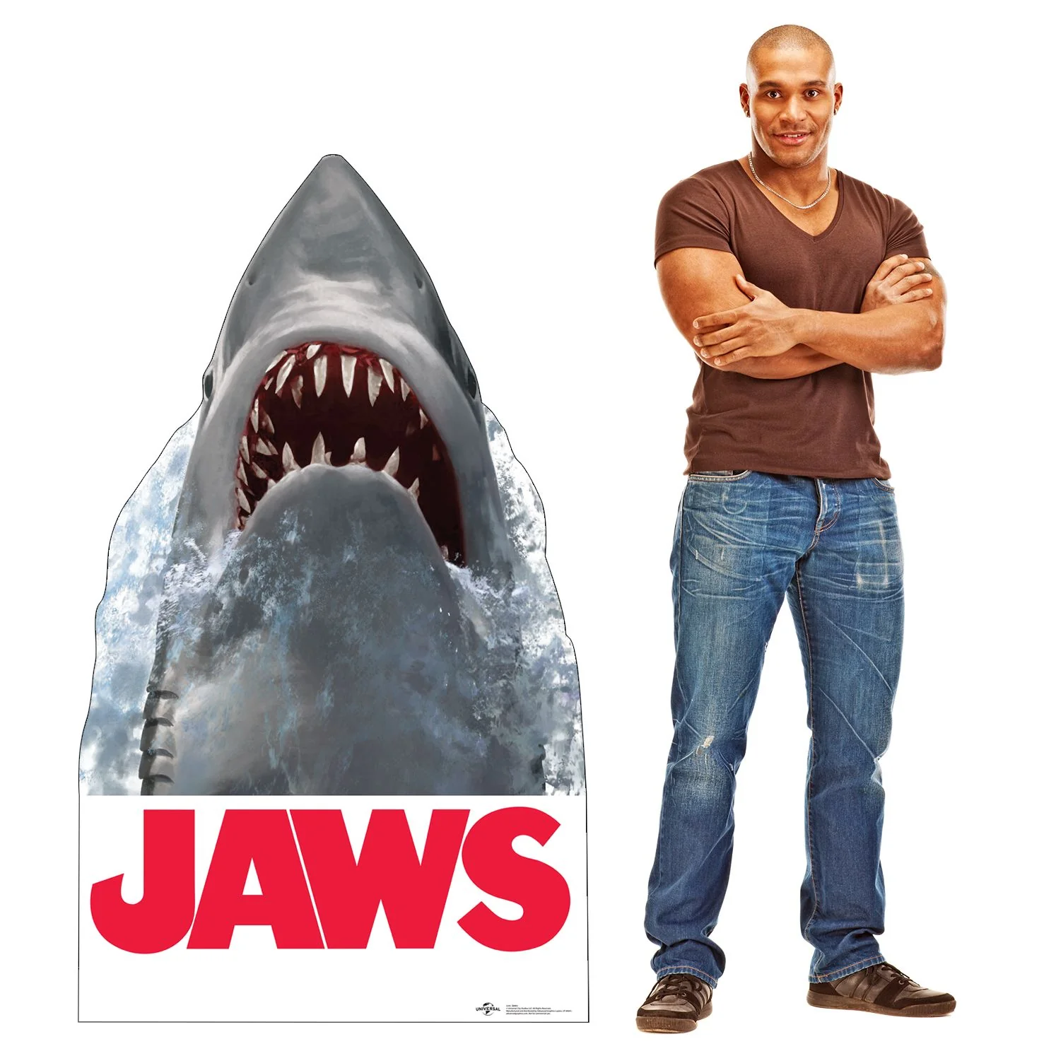 1545-jaws-cardboard-cutout-standee-2.webp Jaws Cardboard Cutout Standee