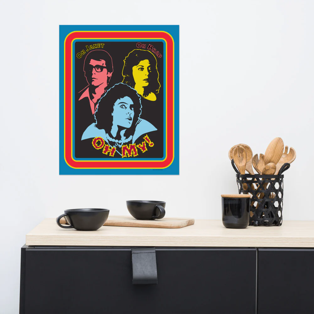 The Rocky Horror Picture Show Frank, Brad and Janet Poster