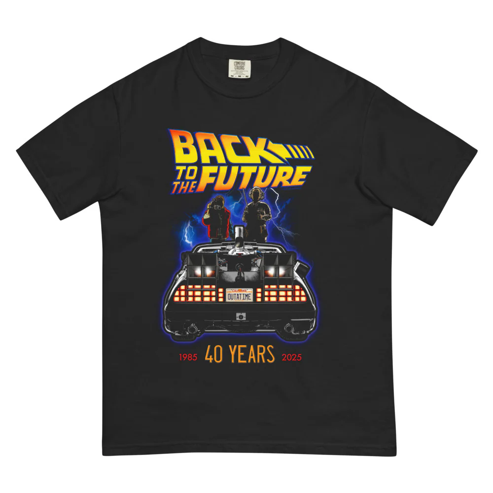 Back to the Future 40 Years Comfort Colors T-Shirt