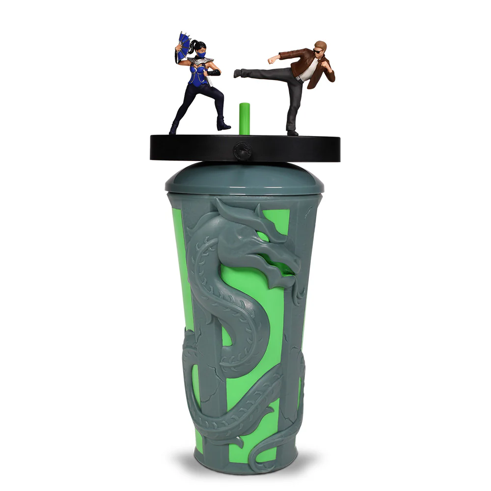 Mortal Kombat II Grippr Cup with Topper
