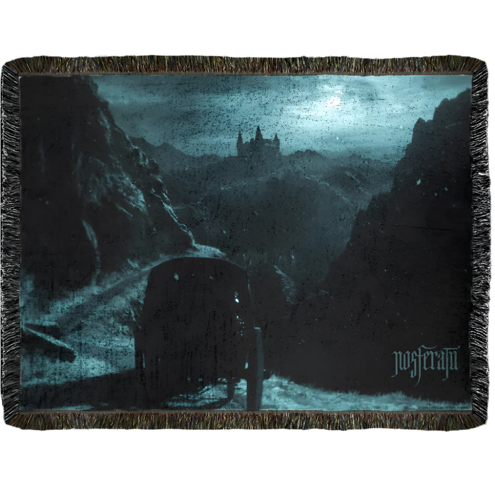 863-nosferatu-castle-woven-blanket-3.webp Nosferatu Castle Woven Blanket