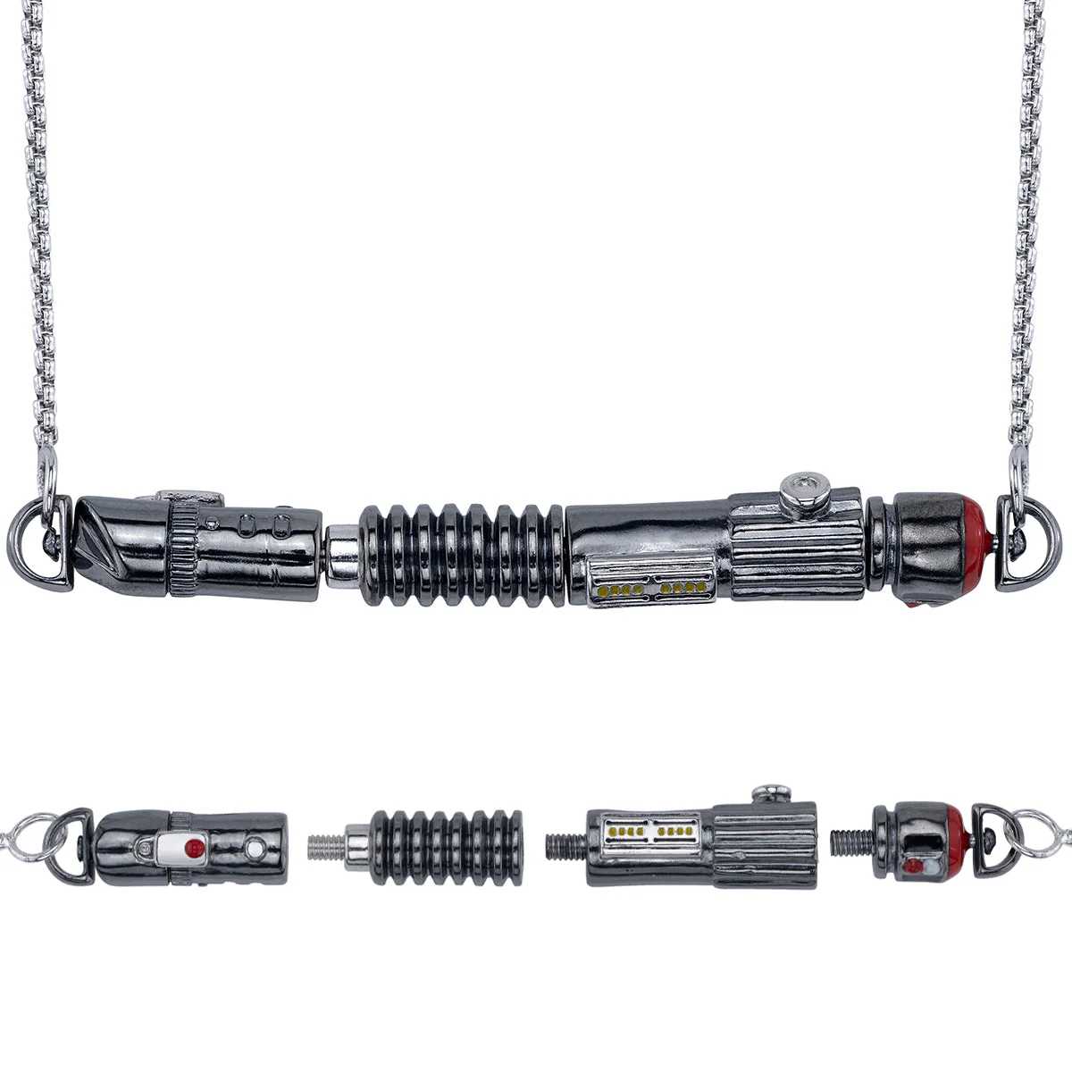 Star Wars x RockLove Lightsaber Workshop Power and Control Necklace