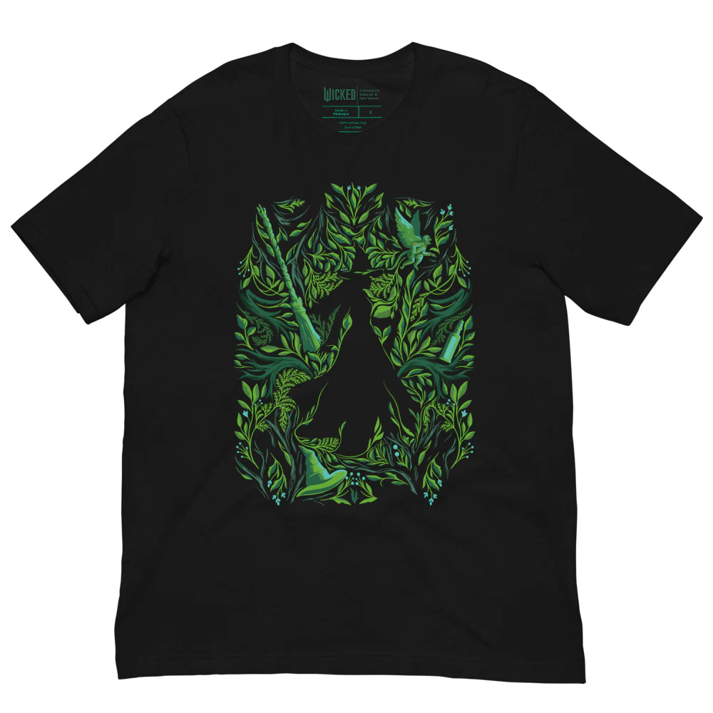 956-wicked-for-good-elphaba-greenery-t-shirt-1.webp Wicked: For Good Elphaba Greenery T-Shirt
